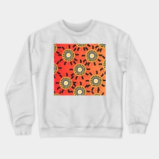 Awesome Aboriginal Dot Art Crewneck Sweatshirt